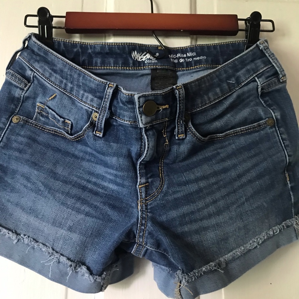 Preowned Wassabo denim shorts, size:0 / 25